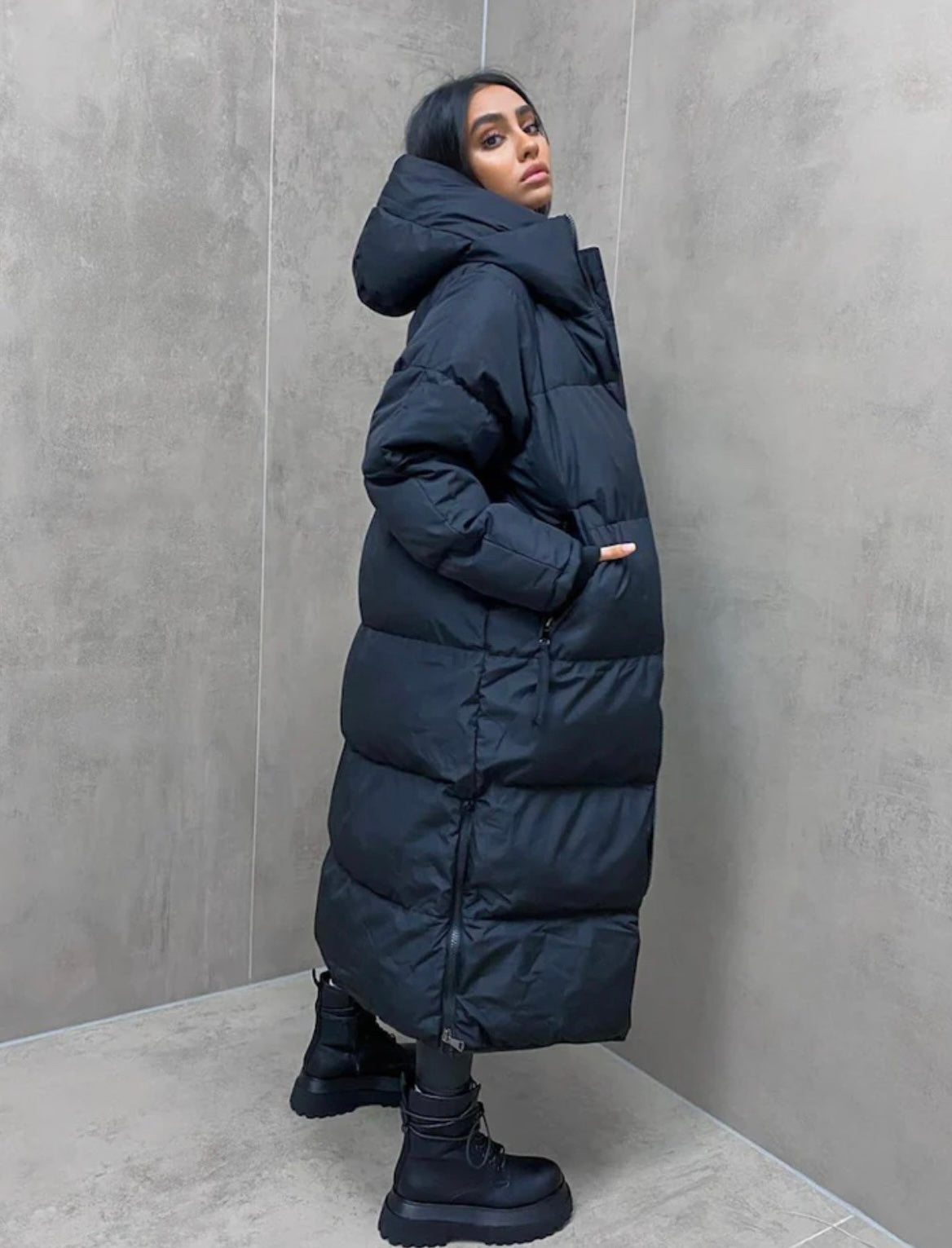 Oversize winter jacket