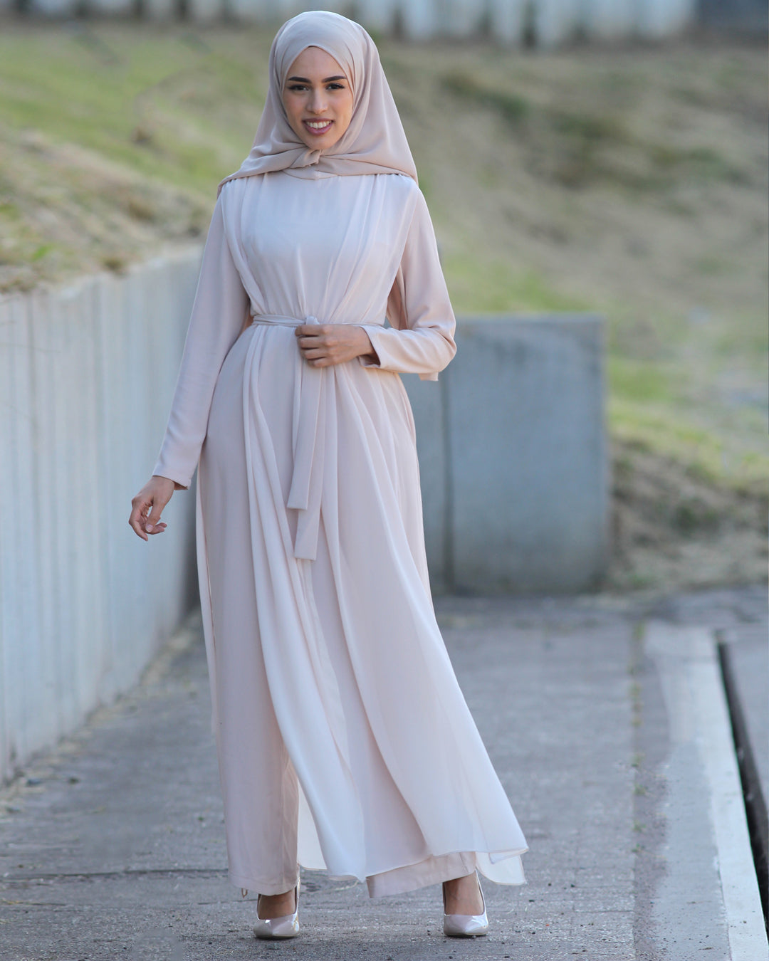Jumpsuit with Chiffon detail
